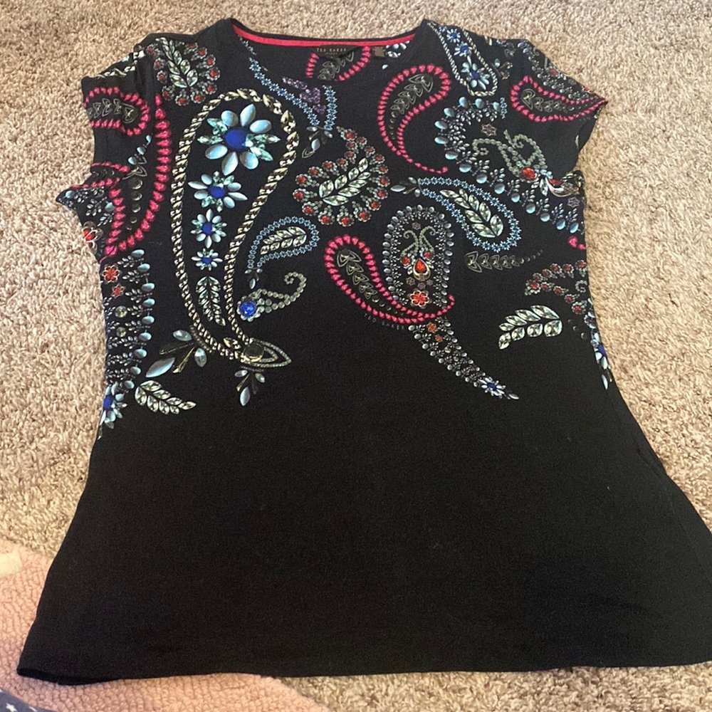 Ted Baker jewel detail top